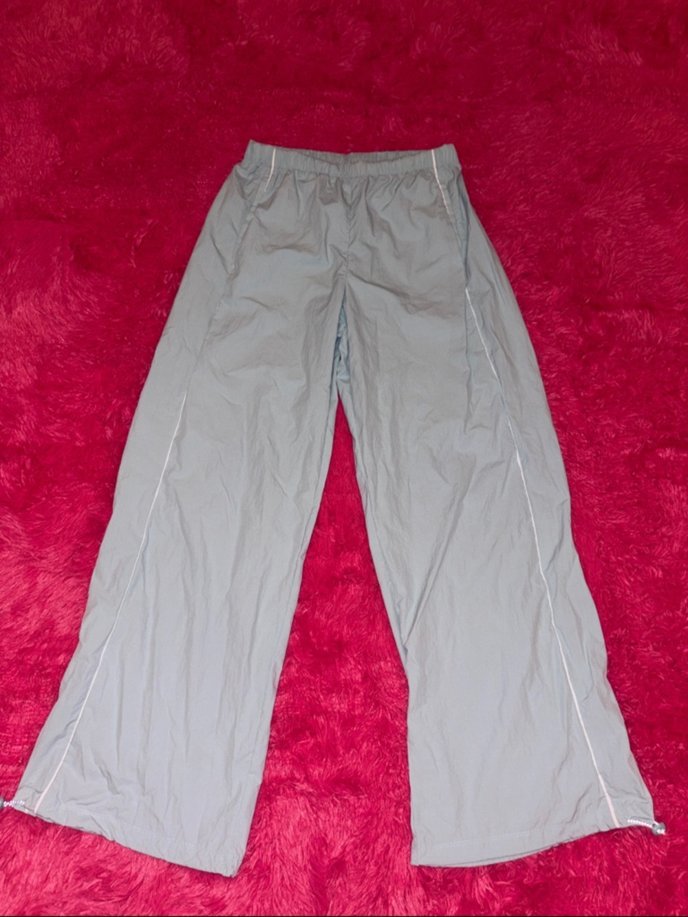 Gilly Hicks Light Gray Elastic Waist Track Shorts